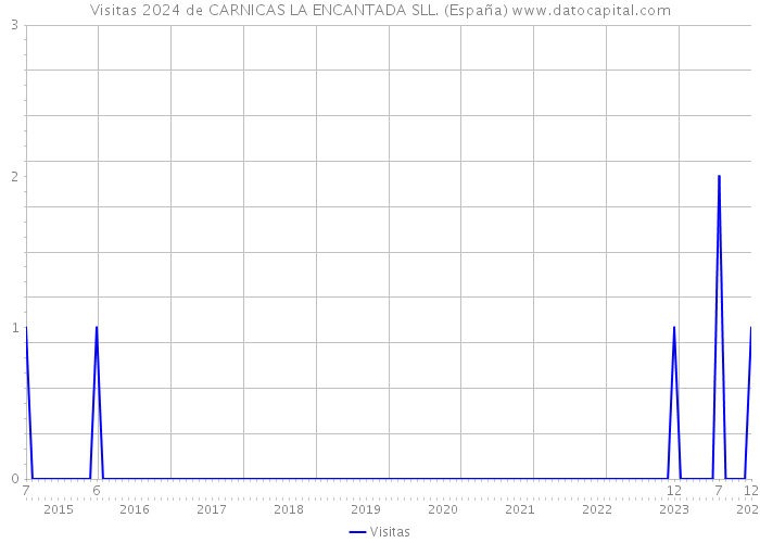 Visitas 2024 de CARNICAS LA ENCANTADA SLL. (España) 