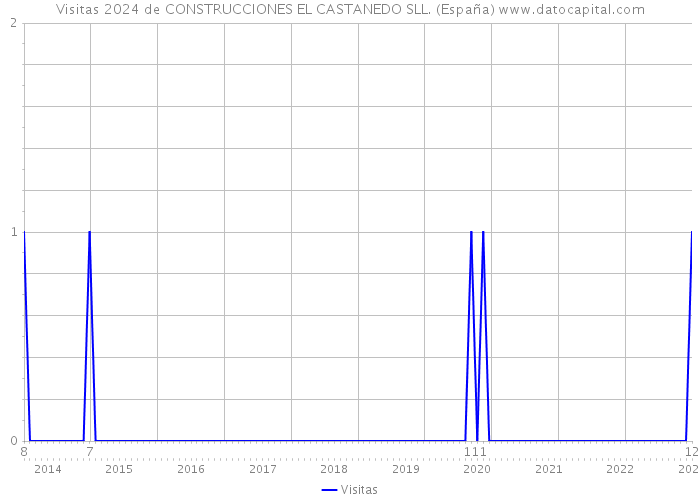 Visitas 2024 de CONSTRUCCIONES EL CASTANEDO SLL. (España) 