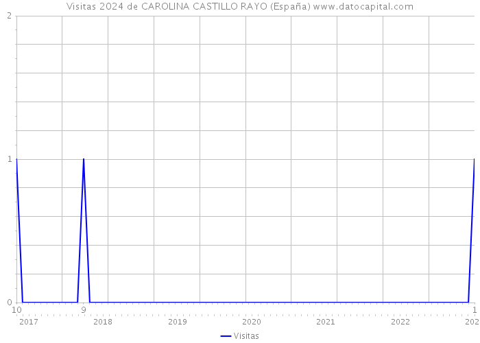 Visitas 2024 de CAROLINA CASTILLO RAYO (España) 