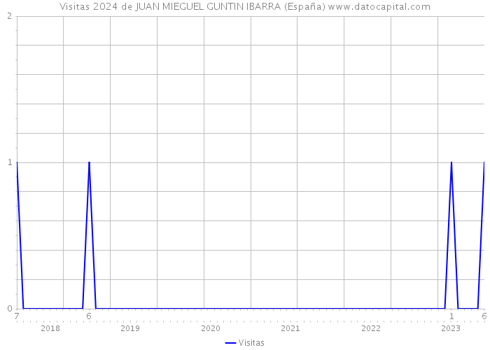 Visitas 2024 de JUAN MIEGUEL GUNTIN IBARRA (España) 