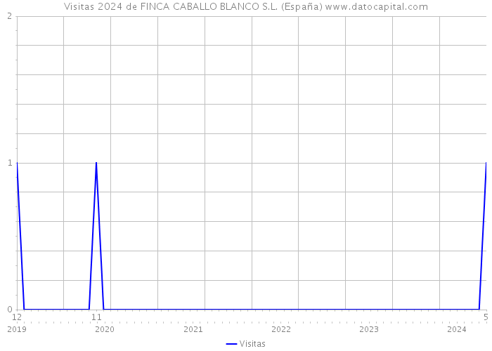 Visitas 2024 de FINCA CABALLO BLANCO S.L. (España) 