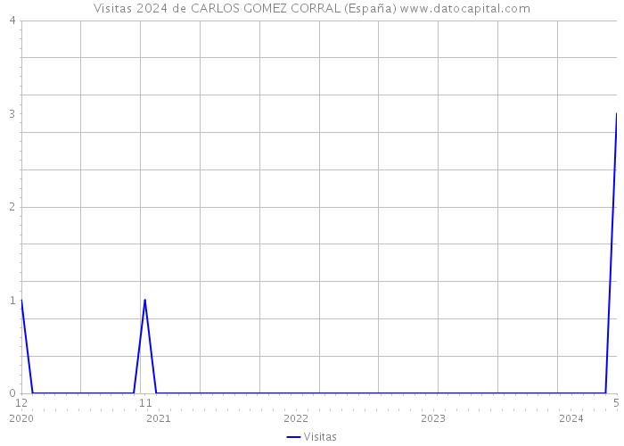 Visitas 2024 de CARLOS GOMEZ CORRAL (España) 