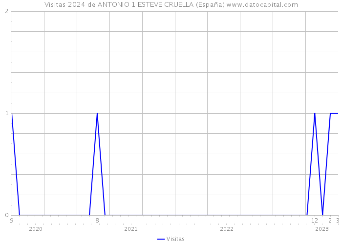 Visitas 2024 de ANTONIO 1 ESTEVE CRUELLA (España) 