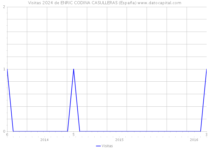 Visitas 2024 de ENRIC CODINA CASULLERAS (España) 