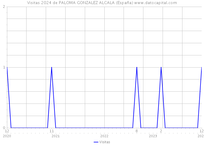 Visitas 2024 de PALOMA GONZALEZ ALCALA (España) 