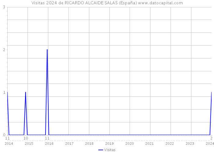 Visitas 2024 de RICARDO ALCAIDE SALAS (España) 
