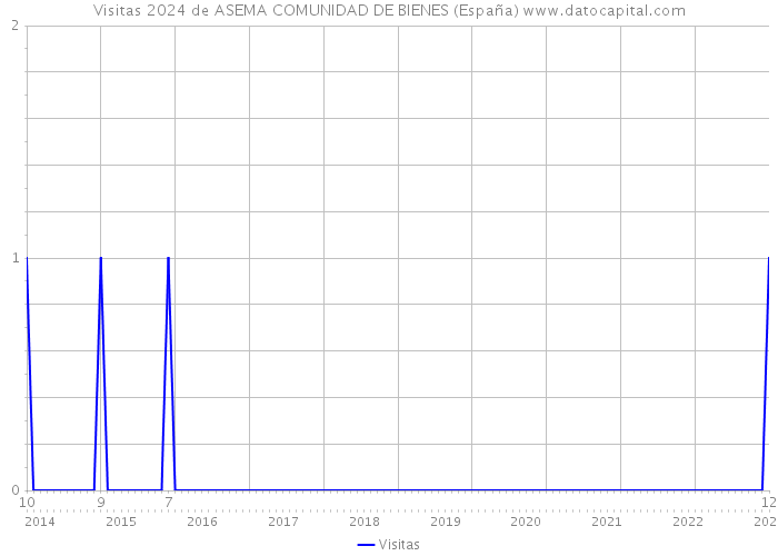 Visitas 2024 de ASEMA COMUNIDAD DE BIENES (España) 