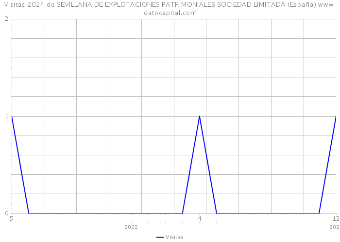 Visitas 2024 de SEVILLANA DE EXPLOTACIONES PATRIMONIALES SOCIEDAD LIMITADA (España) 