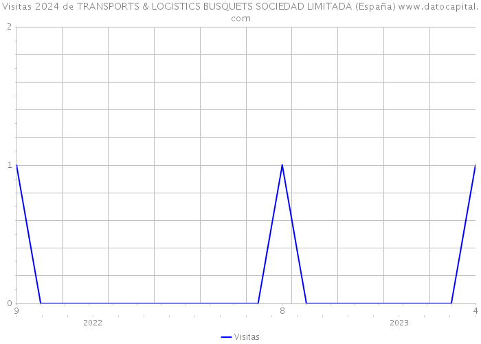 Visitas 2024 de TRANSPORTS & LOGISTICS BUSQUETS SOCIEDAD LIMITADA (España) 