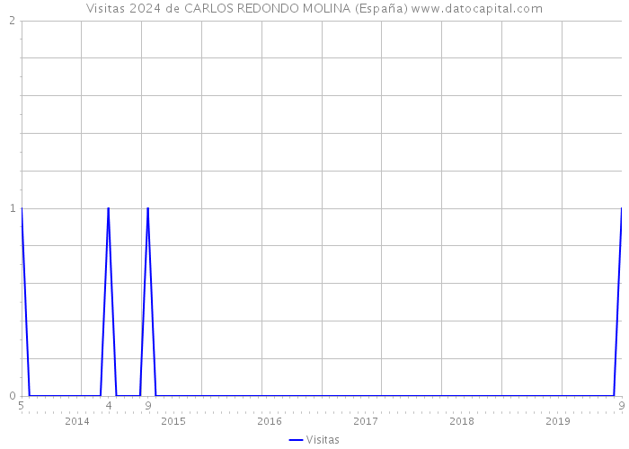 Visitas 2024 de CARLOS REDONDO MOLINA (España) 