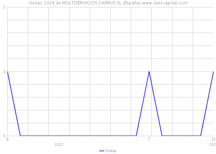 Visitas 2024 de MULTISERVICIOS CARRUS SL (España) 