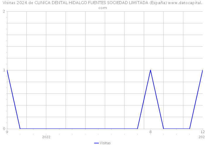 Visitas 2024 de CLINICA DENTAL HIDALGO FUENTES SOCIEDAD LIMITADA (España) 