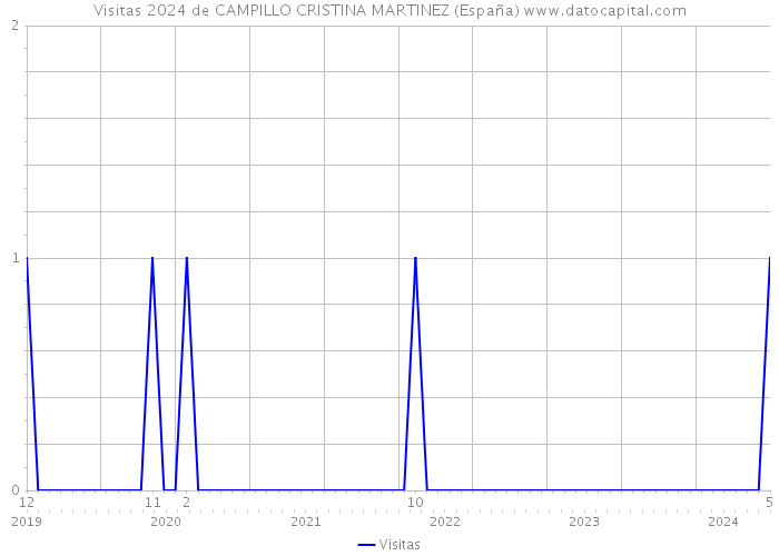 Visitas 2024 de CAMPILLO CRISTINA MARTINEZ (España) 