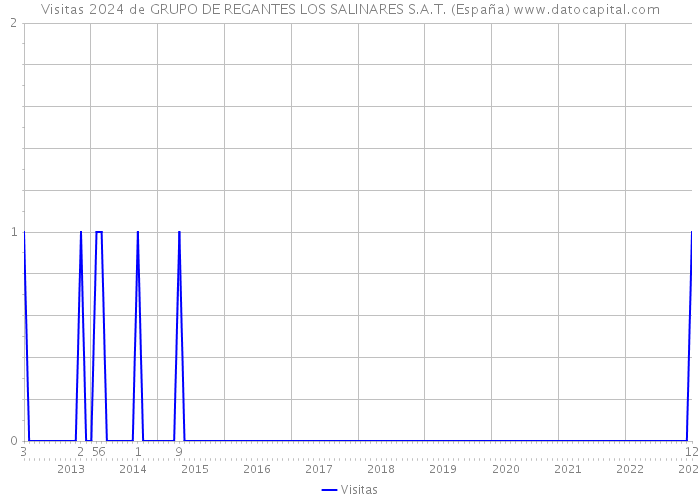 Visitas 2024 de GRUPO DE REGANTES LOS SALINARES S.A.T. (España) 