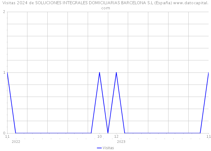 Visitas 2024 de SOLUCIONES INTEGRALES DOMICILIARIAS BARCELONA S.L (España) 