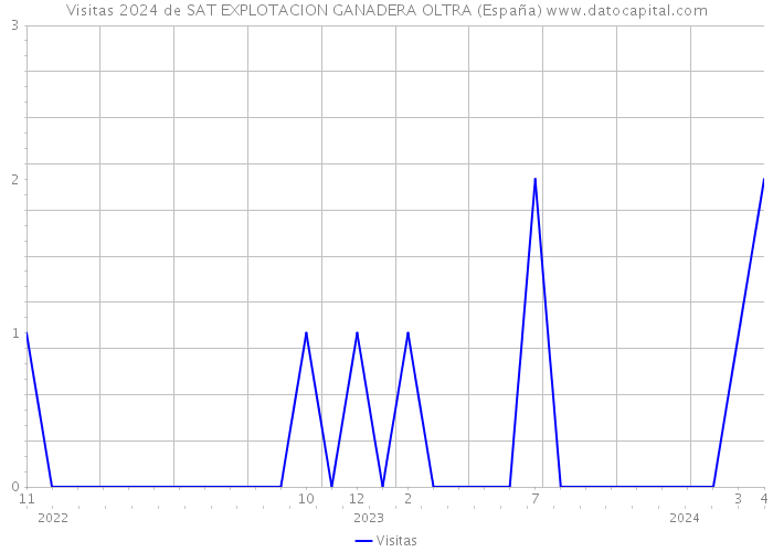 Visitas 2024 de SAT EXPLOTACION GANADERA OLTRA (España) 