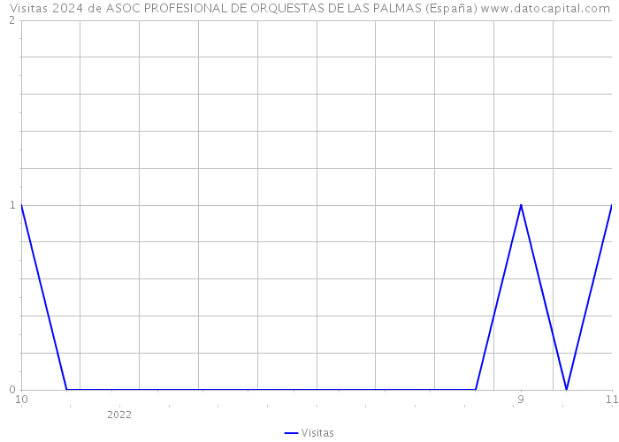 Visitas 2024 de ASOC PROFESIONAL DE ORQUESTAS DE LAS PALMAS (España) 