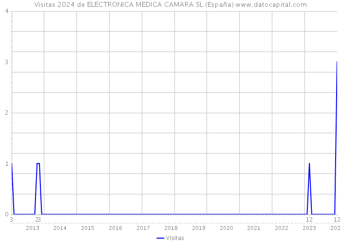 Visitas 2024 de ELECTRONICA MEDICA CAMARA SL (España) 
