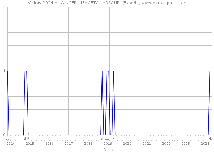 Visitas 2024 de AINGERU IBACETA LARRAURI (España) 