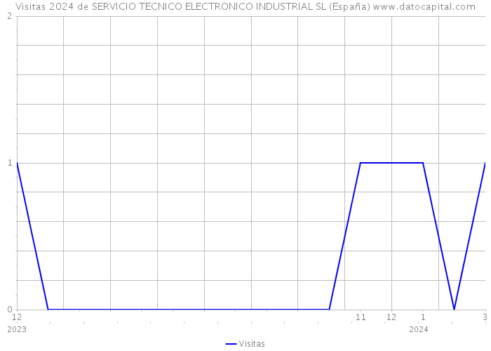 Visitas 2024 de SERVICIO TECNICO ELECTRONICO INDUSTRIAL SL (España) 