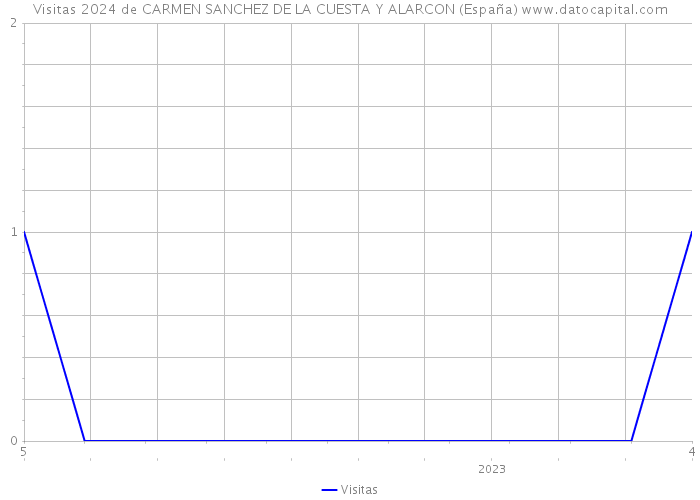 Visitas 2024 de CARMEN SANCHEZ DE LA CUESTA Y ALARCON (España) 