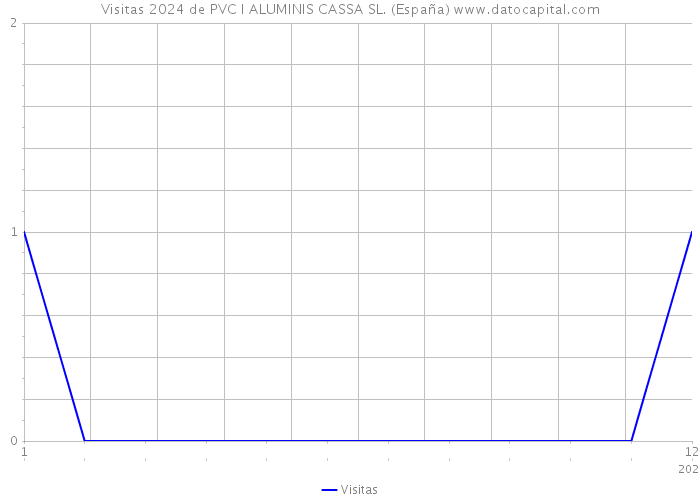 Visitas 2024 de PVC I ALUMINIS CASSA SL. (España) 