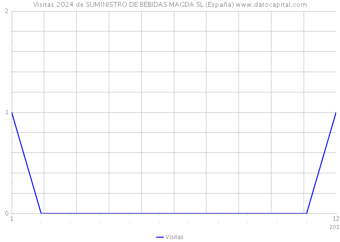 Visitas 2024 de SUMINISTRO DE BEBIDAS MAGDA SL (España) 