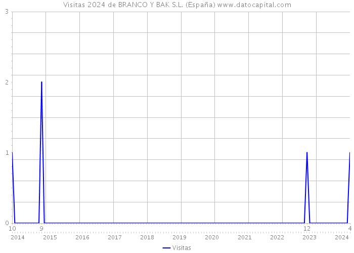 Visitas 2024 de BRANCO Y BAK S.L. (España) 