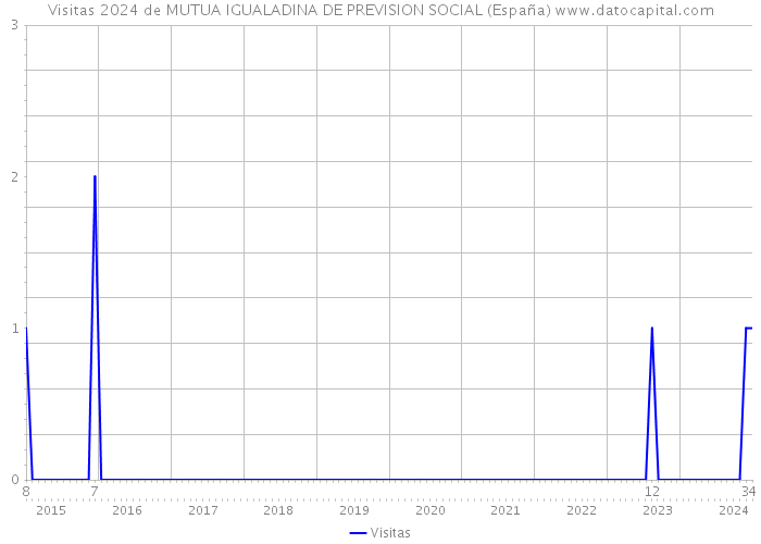 Visitas 2024 de MUTUA IGUALADINA DE PREVISION SOCIAL (España) 