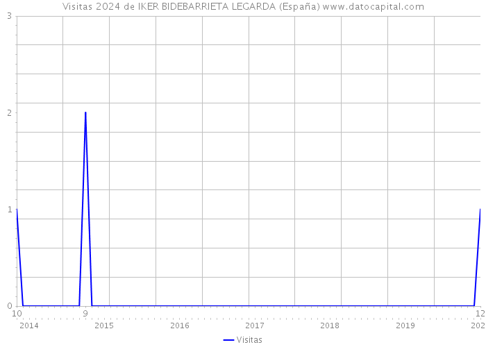 Visitas 2024 de IKER BIDEBARRIETA LEGARDA (España) 