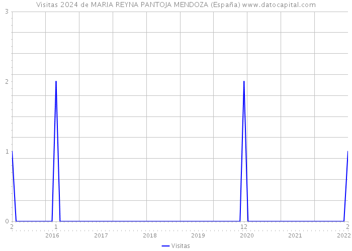 Visitas 2024 de MARIA REYNA PANTOJA MENDOZA (España) 