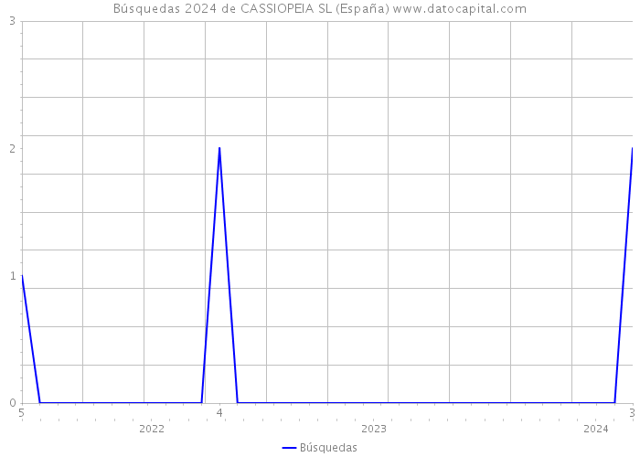 Búsquedas 2024 de CASSIOPEIA SL (España) 
