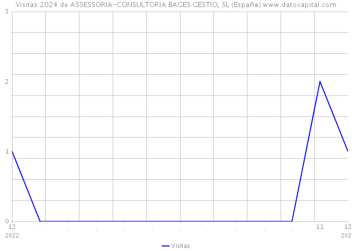 Visitas 2024 de ASSESSORIA-CONSULTORIA BAGES GESTIO, SL (España) 