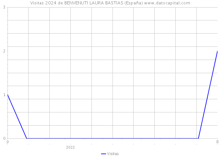 Visitas 2024 de BENVENUTI LAURA BASTIAS (España) 
