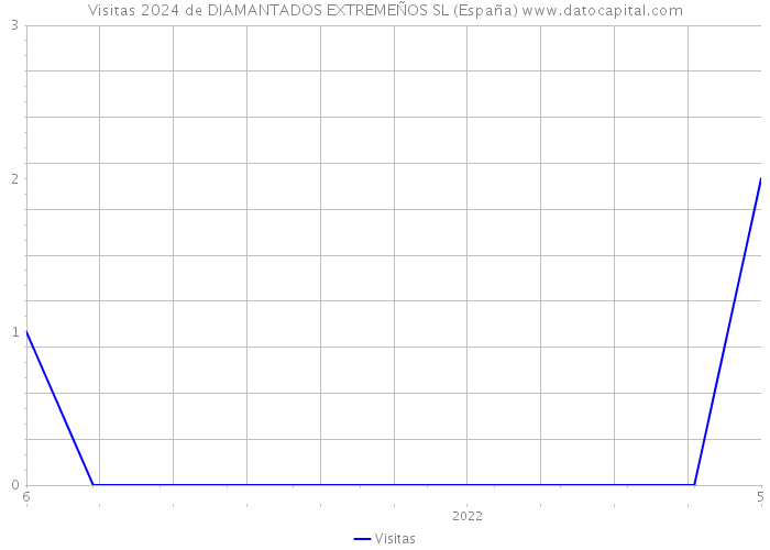 Visitas 2024 de DIAMANTADOS EXTREMEÑOS SL (España) 