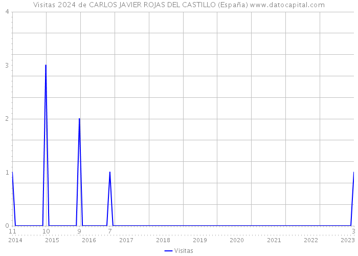 Visitas 2024 de CARLOS JAVIER ROJAS DEL CASTILLO (España) 