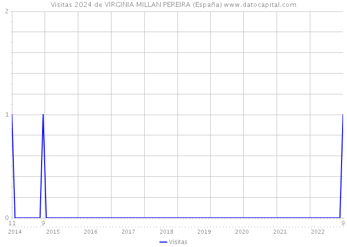 Visitas 2024 de VIRGINIA MILLAN PEREIRA (España) 