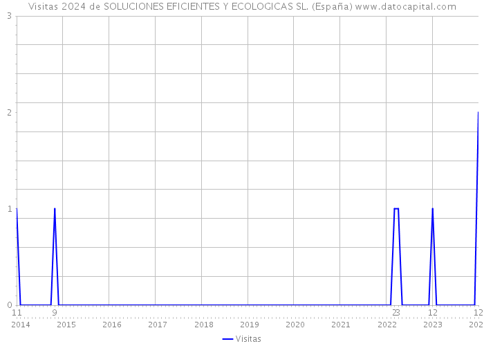Visitas 2024 de SOLUCIONES EFICIENTES Y ECOLOGICAS SL. (España) 