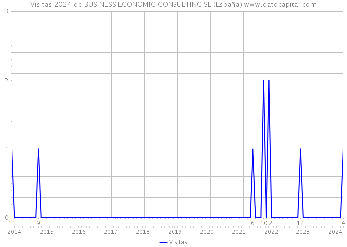 Visitas 2024 de BUSINESS ECONOMIC CONSULTING SL (España) 