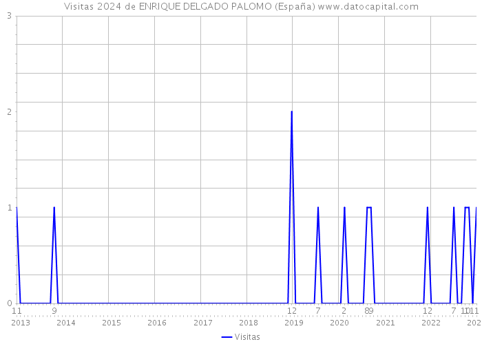Visitas 2024 de ENRIQUE DELGADO PALOMO (España) 