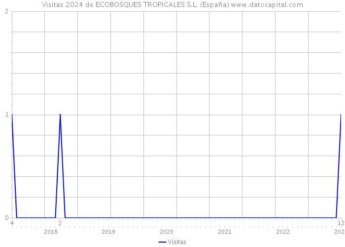 Visitas 2024 de ECOBOSQUES TROPICALES S.L. (España) 