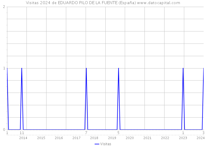 Visitas 2024 de EDUARDO PILO DE LA FUENTE (España) 