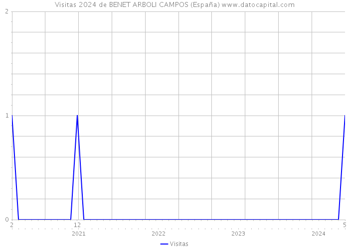 Visitas 2024 de BENET ARBOLI CAMPOS (España) 