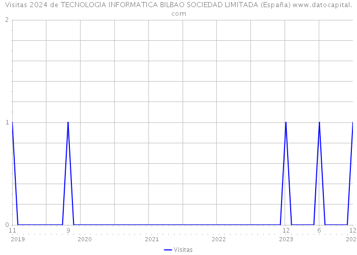 Visitas 2024 de TECNOLOGIA INFORMATICA BILBAO SOCIEDAD LIMITADA (España) 