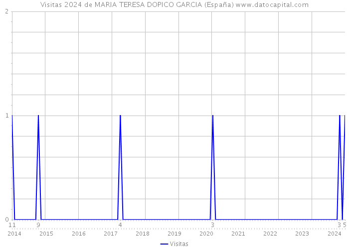 Visitas 2024 de MARIA TERESA DOPICO GARCIA (España) 