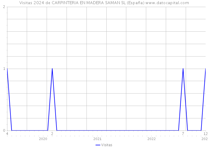 Visitas 2024 de CARPINTERIA EN MADERA SAMAN SL (España) 