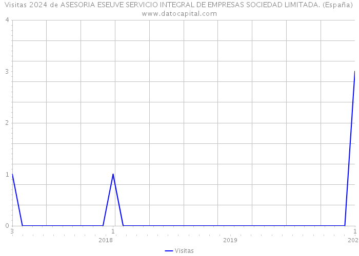 Visitas 2024 de ASESORIA ESEUVE SERVICIO INTEGRAL DE EMPRESAS SOCIEDAD LIMITADA. (España) 