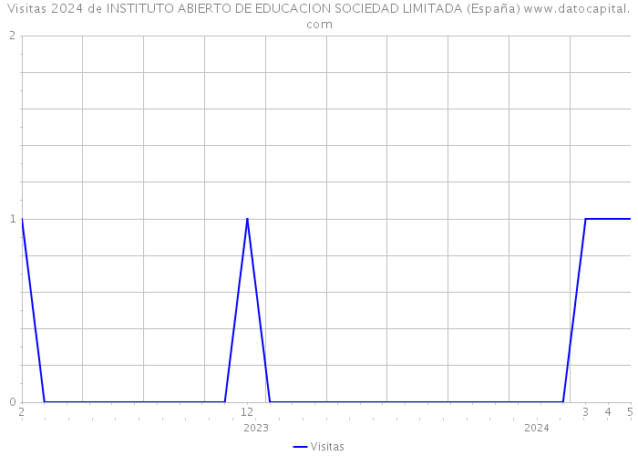 Visitas 2024 de INSTITUTO ABIERTO DE EDUCACION SOCIEDAD LIMITADA (España) 