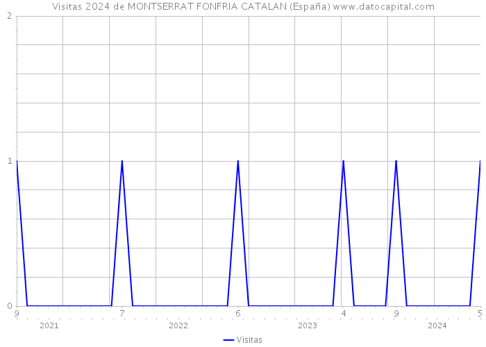 Visitas 2024 de MONTSERRAT FONFRIA CATALAN (España) 