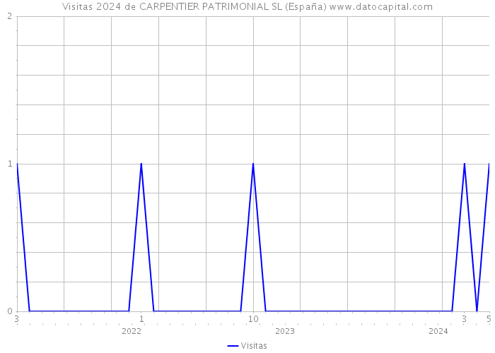 Visitas 2024 de CARPENTIER PATRIMONIAL SL (España) 